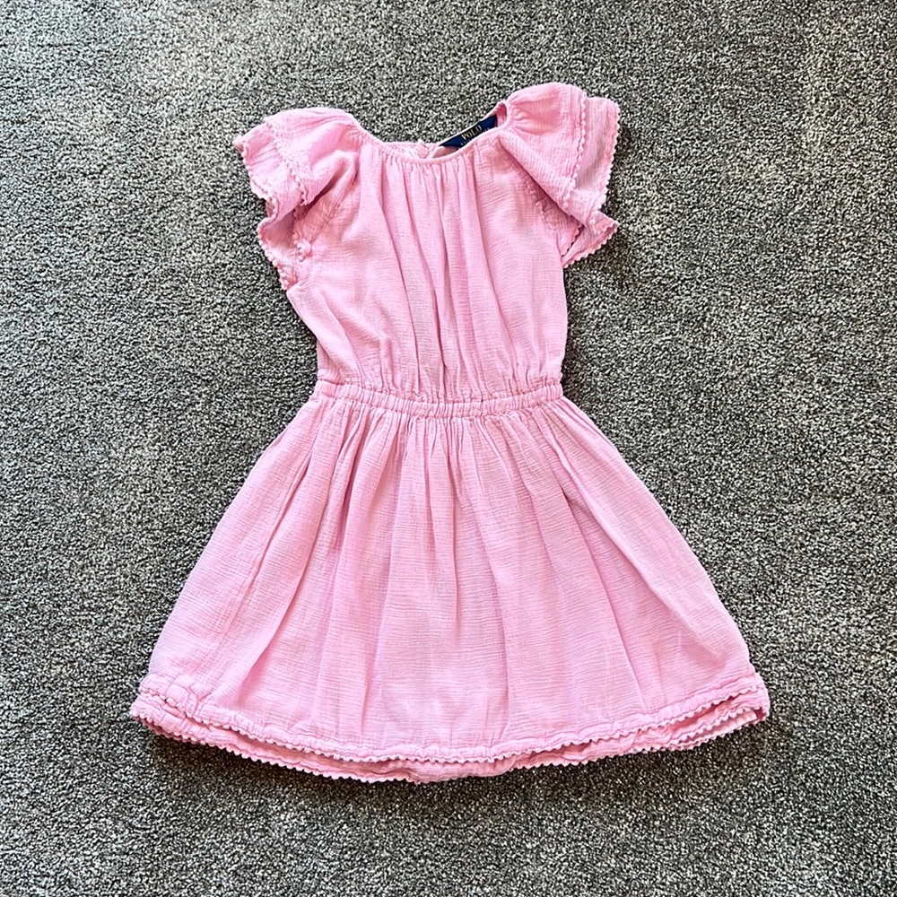 Polo Ralph Lauren pink gauzy dress